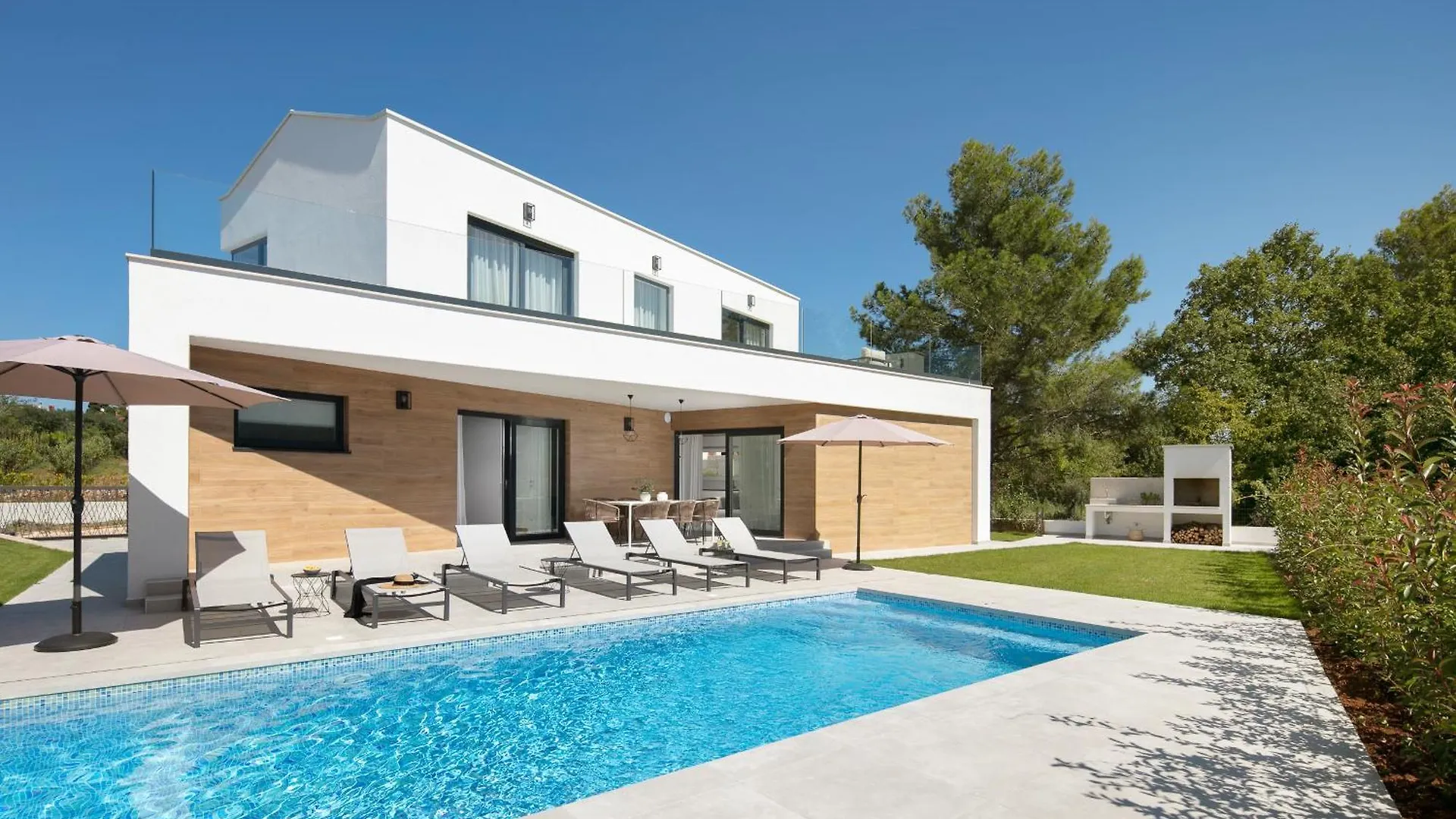 Moderne Luxusvilla Mali Dvor Mit Pool 500M Am Meer In Porec Tar-Vabriga
