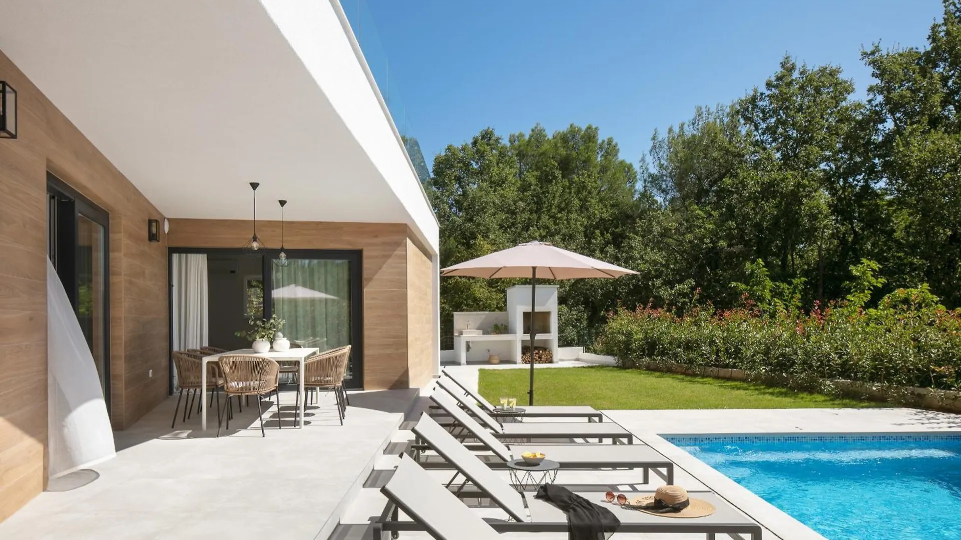 Moderne Luxusvilla Mali Dvor Mit Pool 500M Am Meer In Porec Tar-Vabriga Villa